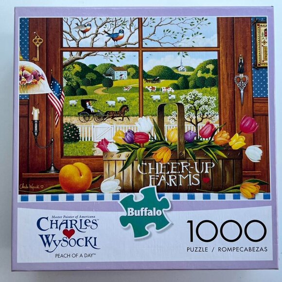 **2 FOR $40**  Charles Wysocki 1000-piece puzzle (new in sealed box) - Picture 1 of 1